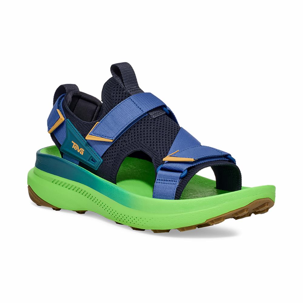 Teva Men AVENTRAIL SANDAL TOTAL ECLIPSE/GREEN FLASH