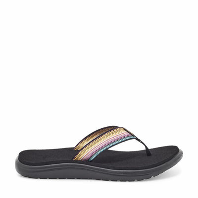 Teva Women VOYA FLIP ANTIGUOUS BLACK MULTI