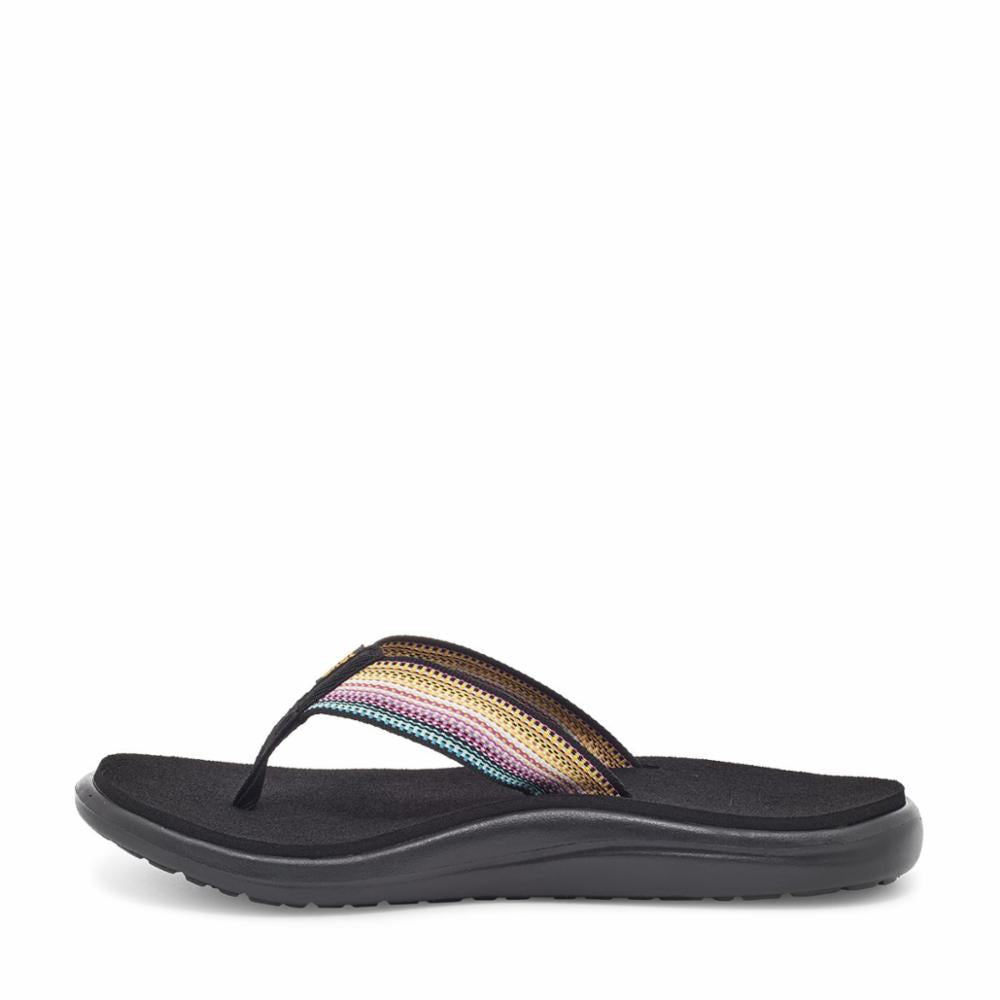 Teva Women VOYA FLIP ANTIGUOUS BLACK MULTI