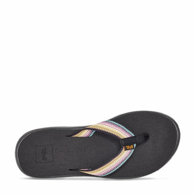 Teva Women VOYA FLIP ANTIGUOUS BLACK MULTI