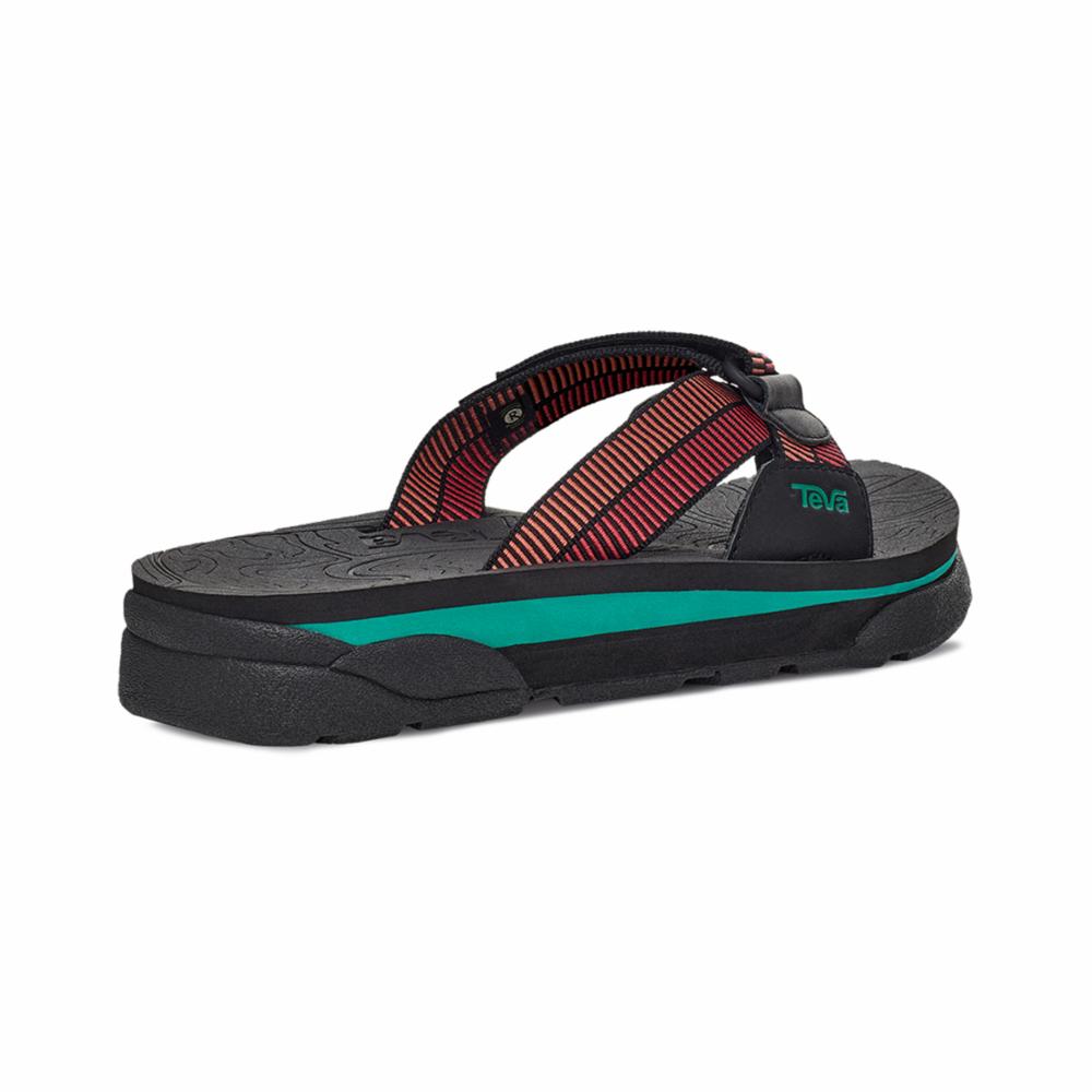 Teva Women REVIVE 95 SLIDE BLACK/ ROCOCCO RED